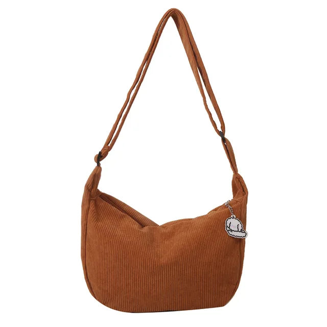 Corduroy Crossbody Bags For Women