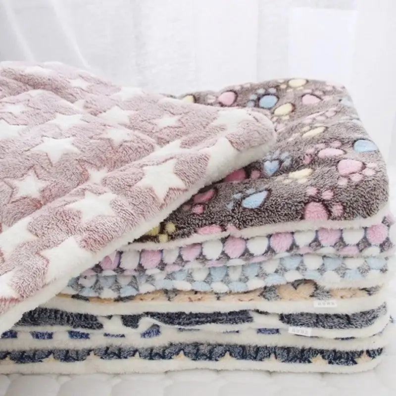 Soft Coral Sleeping Pet Blanket