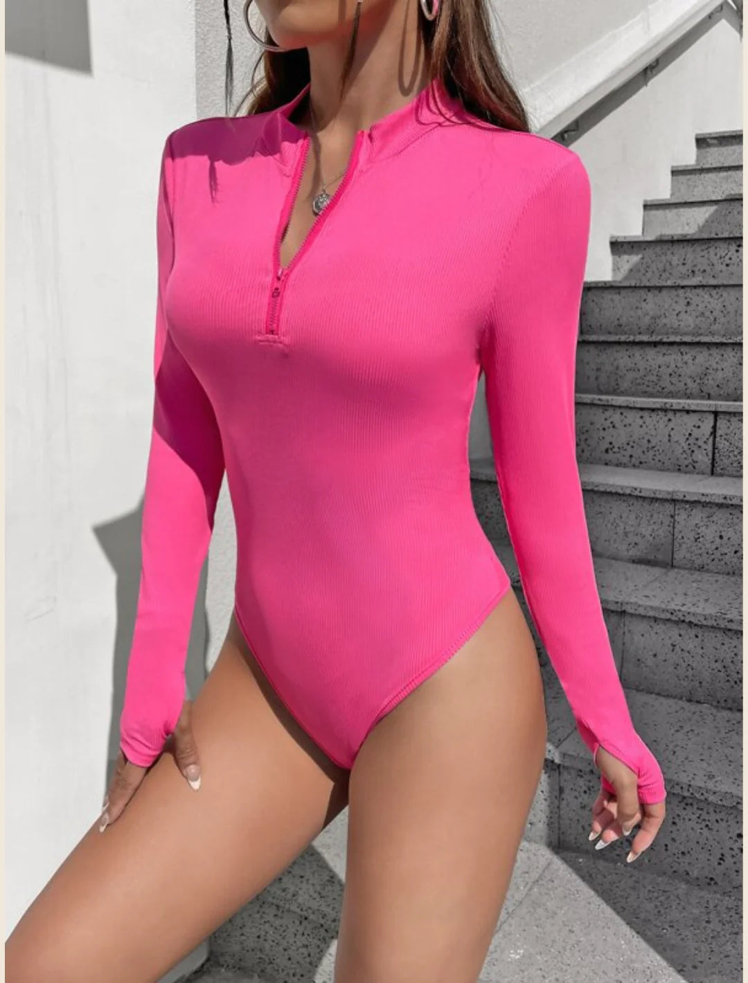 Zip Up Body Suit