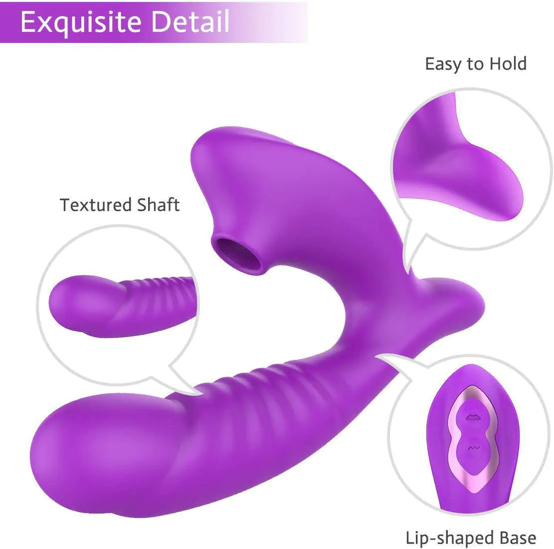 Arlie Vibrator with Suction for Women (One Piece)