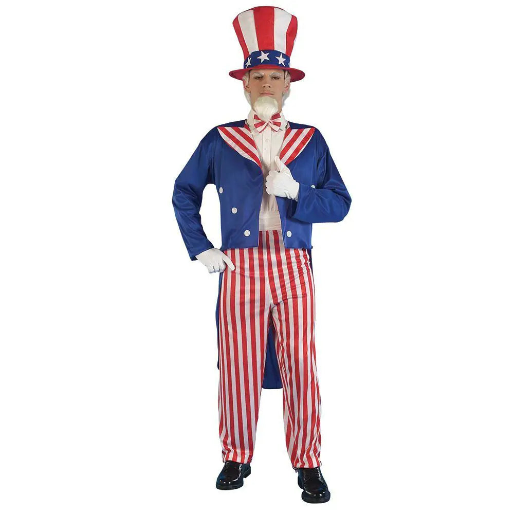 Uncle Sam Cosplay Costume for Stage Performance
