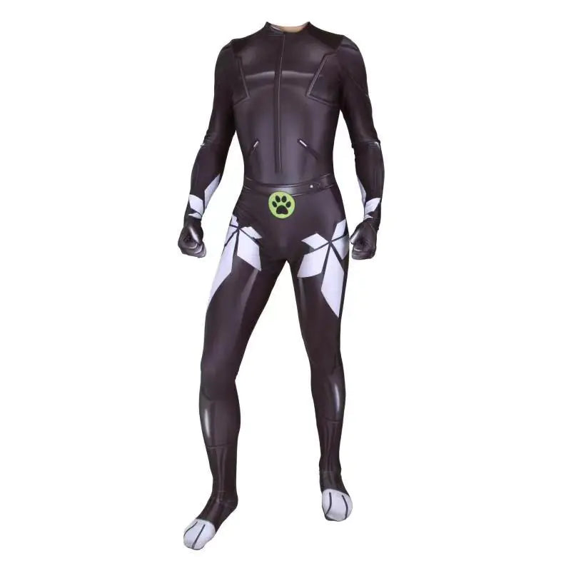 Halloween Ladybug Cat Noir Bodysuit Cosplay Costume