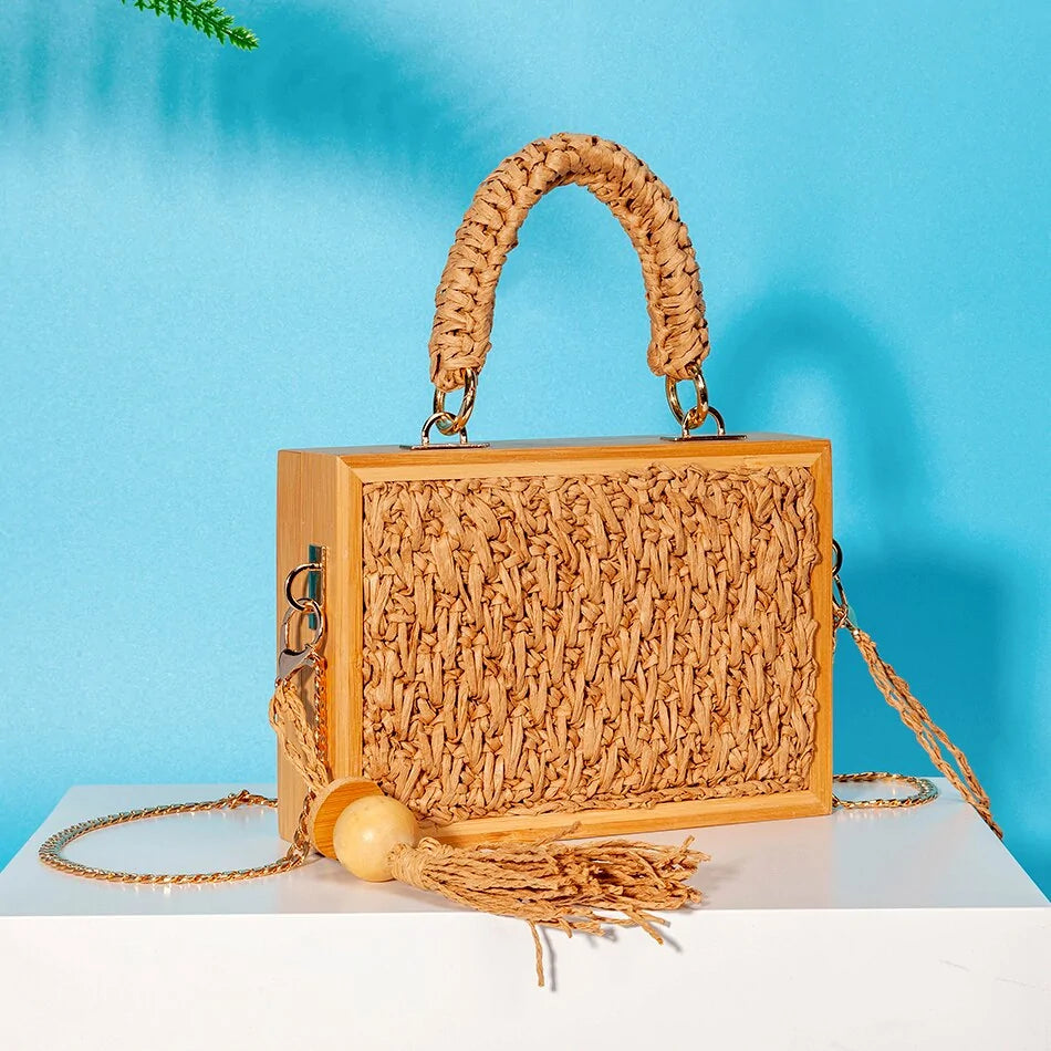 Retro Woven Straw Bags