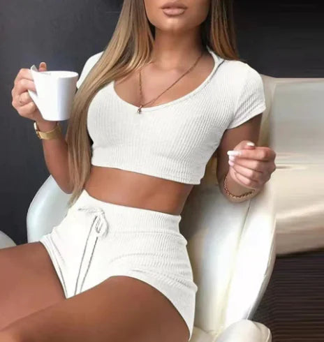 Women's Sports Bra and Yoga Tank Set for Fitness