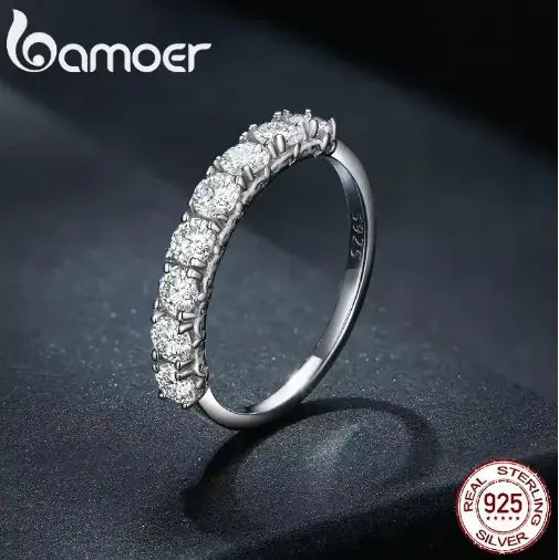 Couple's S925 Silver Diamond Ring