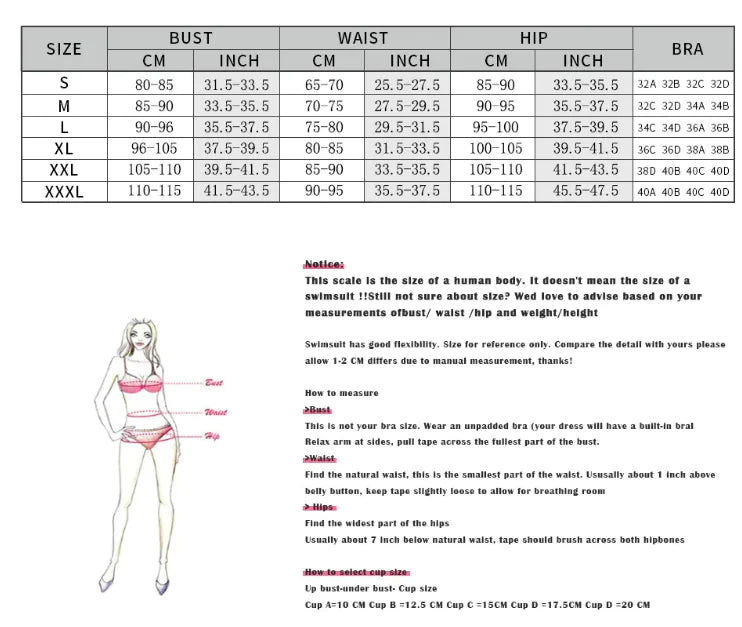 European &amp; American Style Sexy Bikini Swimsuit