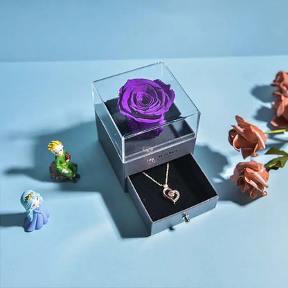 Valentine Eternal Rose Jewelry Gift Box