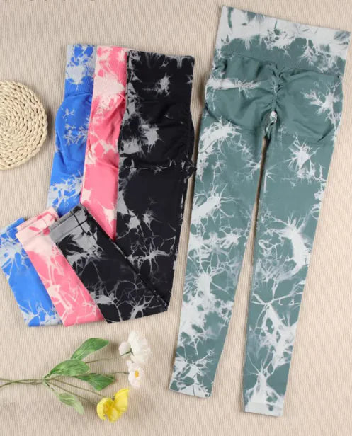 Seamless Tie Dye Leggings