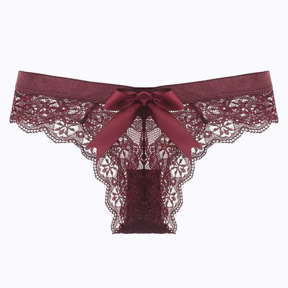 Sexy Butterfly Lace Thong