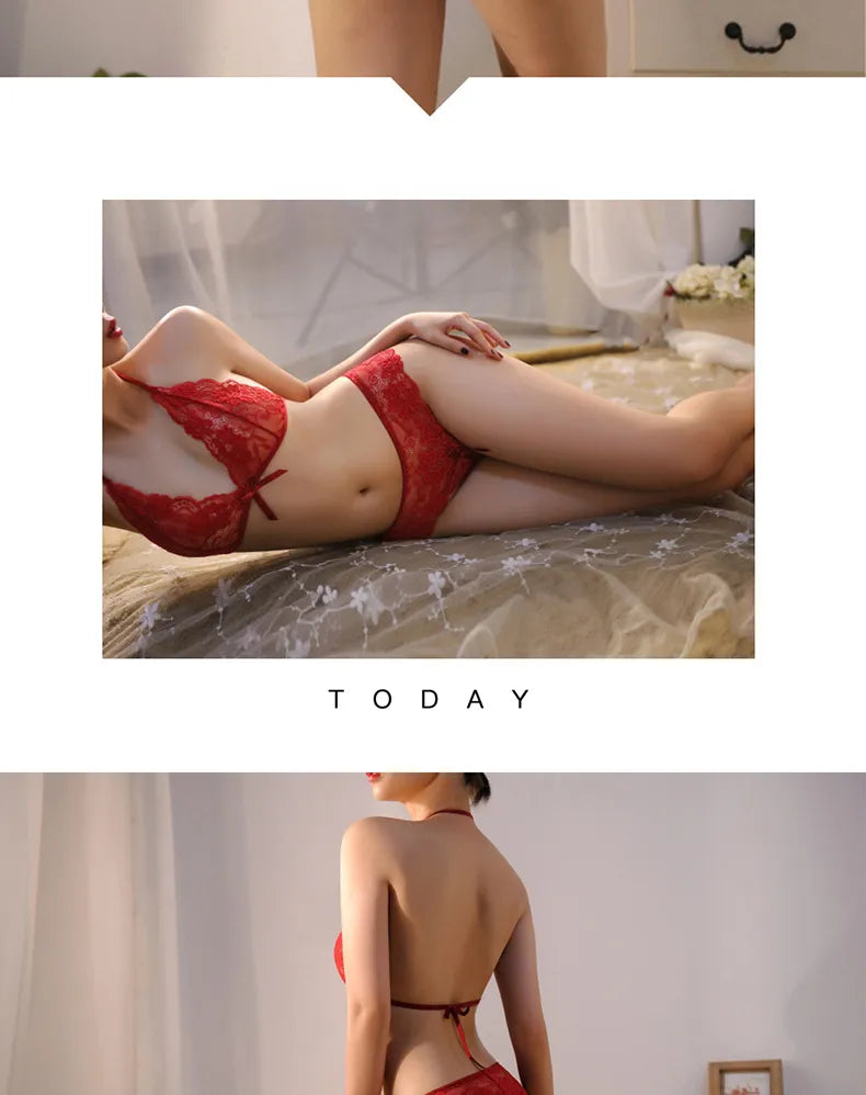 Nylon Sexy Plus Size Lace Ladies Briefs