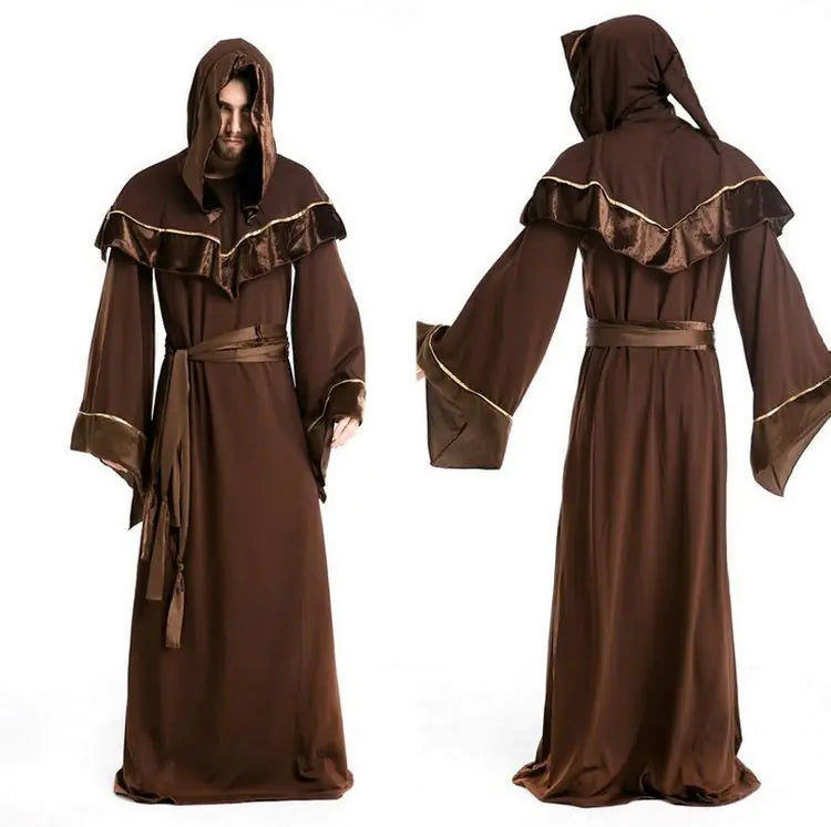 Adult Vampire Wizard Costume for Halloween Party