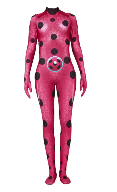 Halloween Ladybug Cat Noir Bodysuit Cosplay Costume