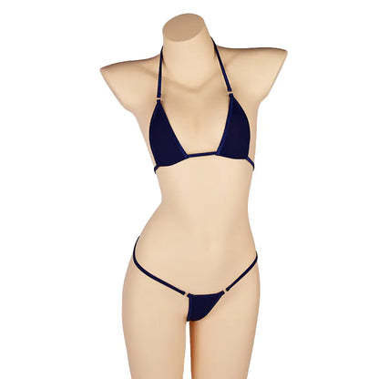 Lingerie Set with Ultra-Thin Sheer Material (Bikini Style)