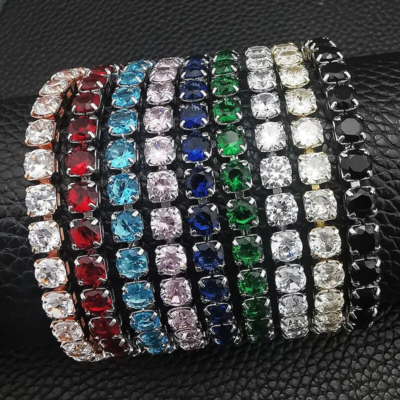 Tennis Bracelet Bangle for Women Wedding Fashion Jewelry Party Gift