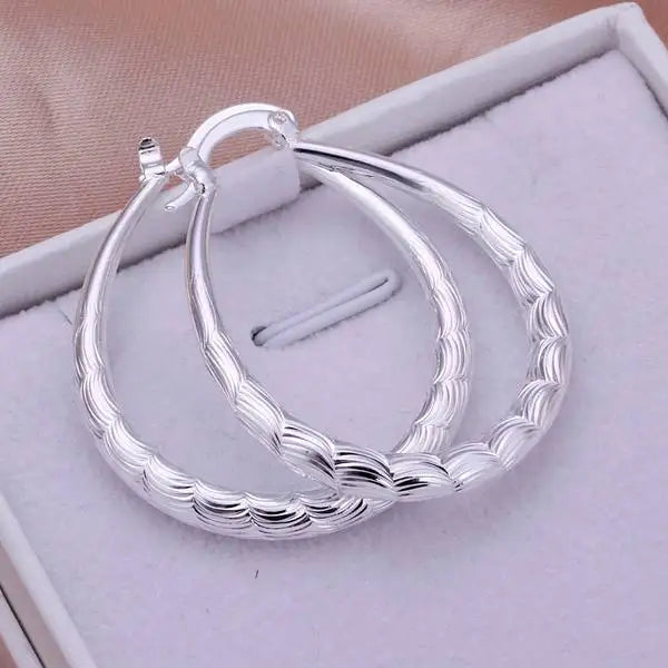 Fashion for women 925 Sterling Silver wedding hook beautiful High quality Earring Jewelry gift