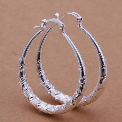 Fashion for women 925 Sterling Silver wedding hook beautiful High quality Earring Jewelry gift