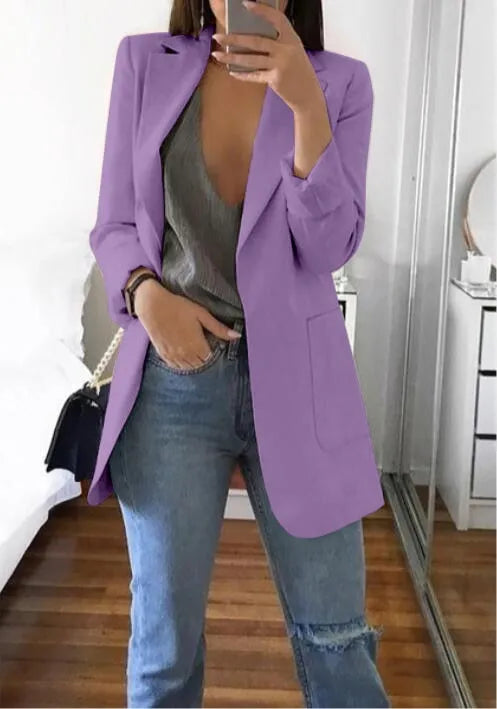 Slim Cardigan Temperament Blazer