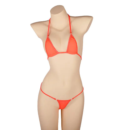 Lingerie Set with Ultra-Thin Sheer Material (Bikini Style)