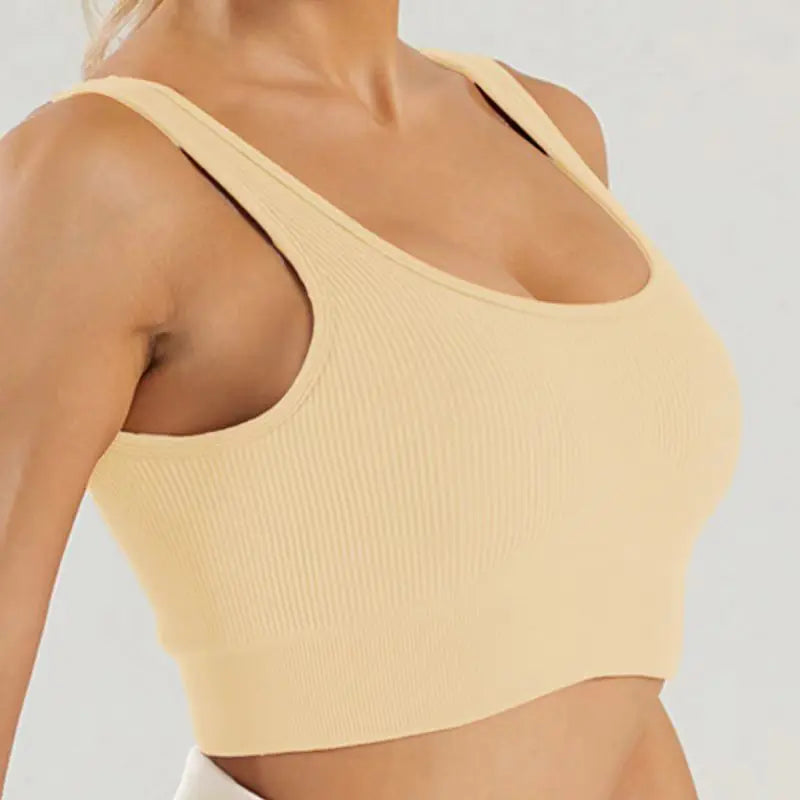 Seamless High-Stretch Sports Bra and Yoga Set
