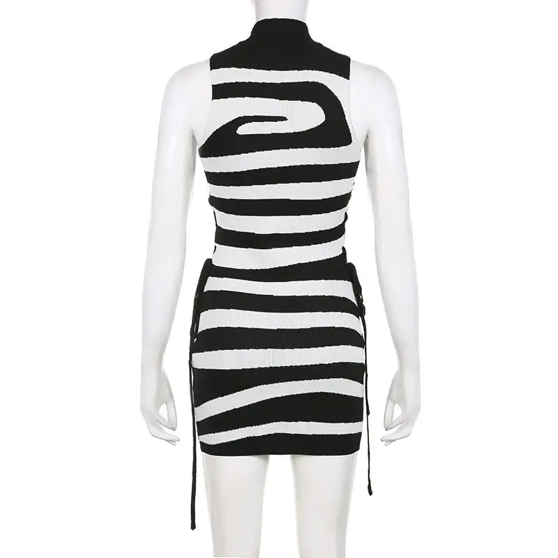 Alexis Sleeveless Knit Mini Dress