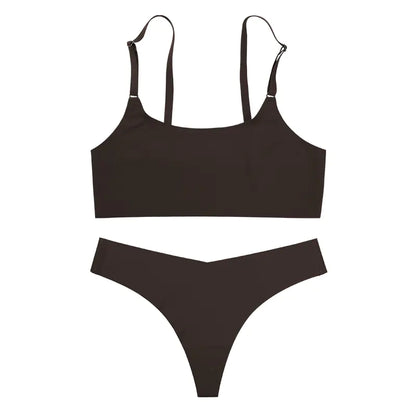 Seamless Bra and Camisole Set for Women, Breathable