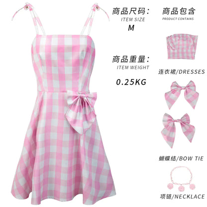 2023 Barbie Cosplay Costume Dress and Bodysuit