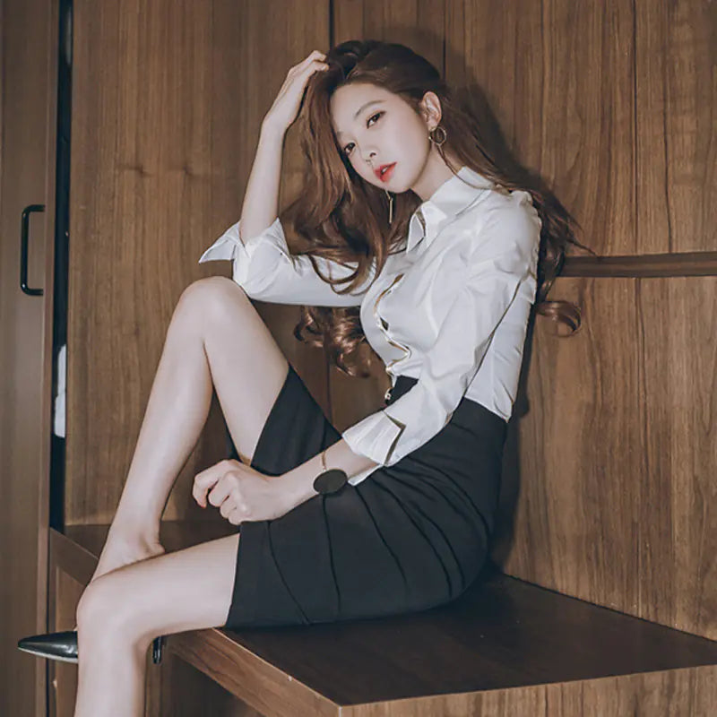 Bodycon Skirt, Midi Skirt, High-Waisted Skirt