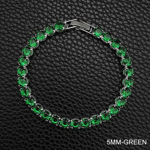 Tennis Bracelet Bangle for Women Wedding Fashion Jewelry Party Gift