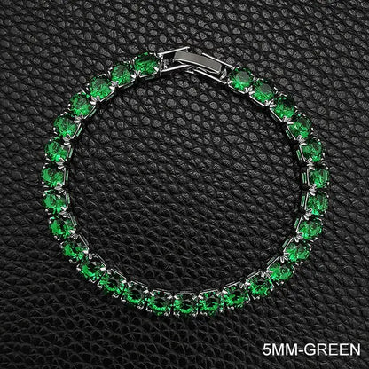 Tennis Bracelet Bangle for Women Wedding Fashion Jewelry Party Gift
