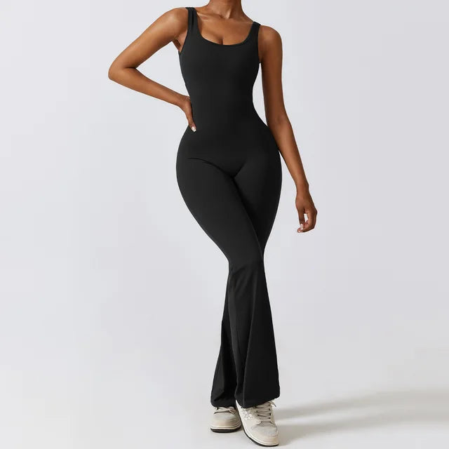 Sexy V High Waist Jumpsuit for Women