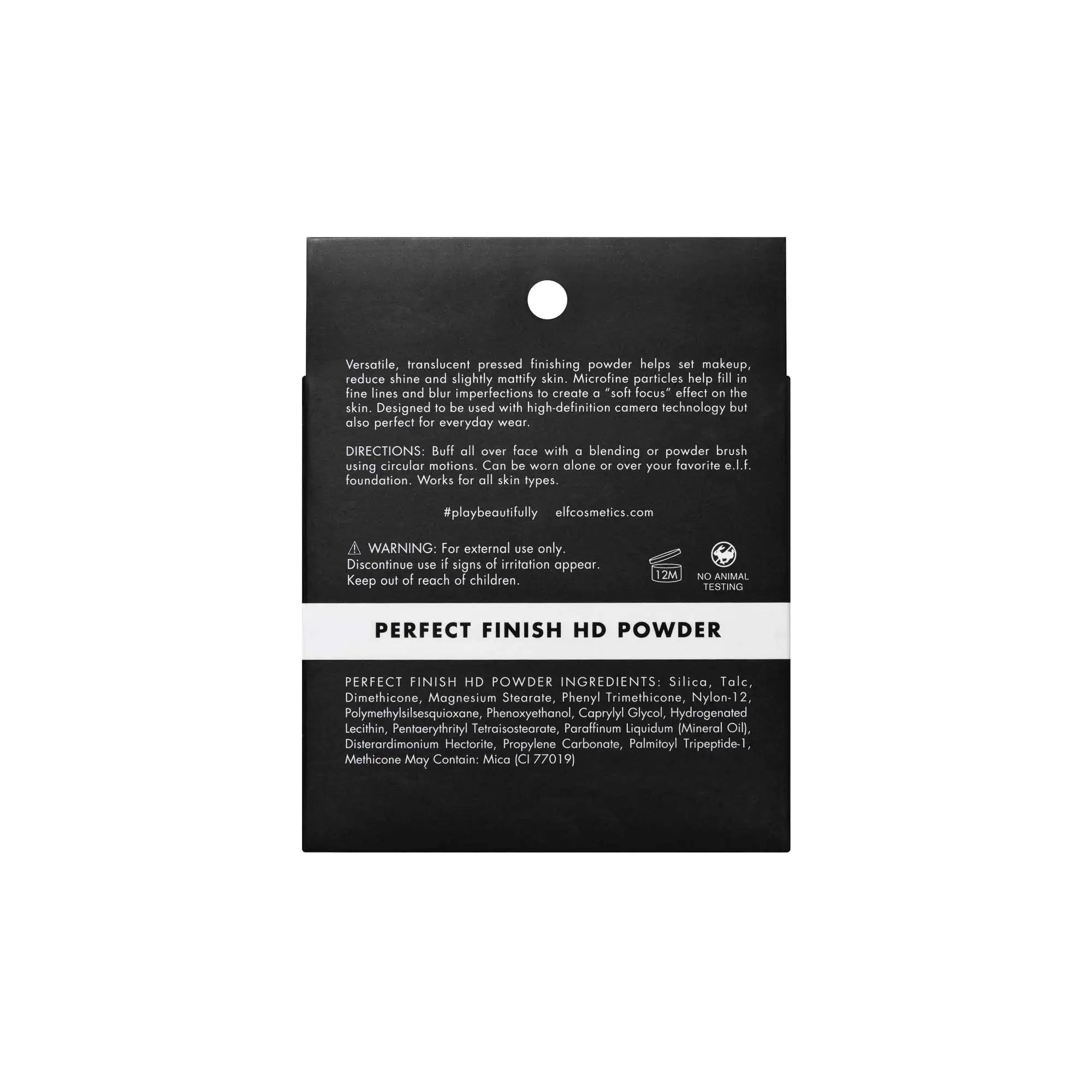 e.l.f. Perfect Finish HD Powder, Blurs Fine Lines &amp; Imperfections, All Day Wear, Perfect for On The Go, 0.28 Oz Sheer 0.28 Ounce (Pack of 1)