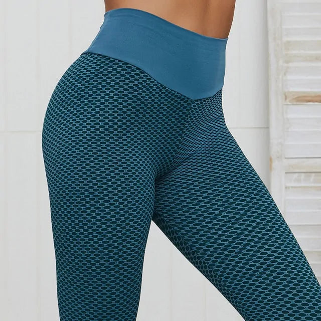 Mesh Push Up Fitness Leggings Women