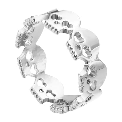 Kinitial Bat Rings Handmade Spider Web Animal Tail Puzzle Jewelry Open Adjustable Encircle Ring Wholesale Bijoux