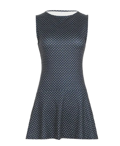 Mini Sleeveless Cinched Waist Dress