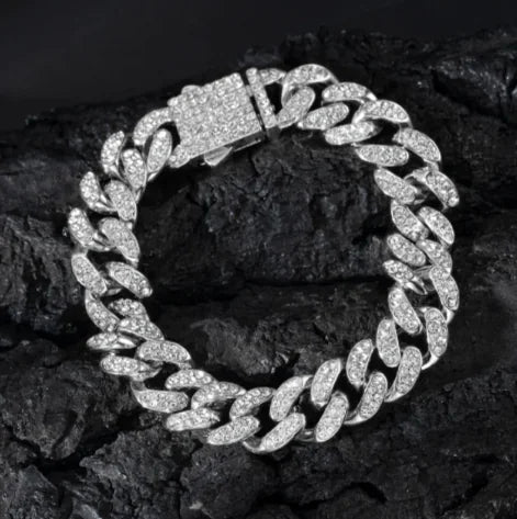 13mm Iced Cuban Link Set