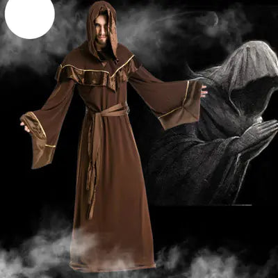 Adult Vampire Wizard Costume for Halloween Party