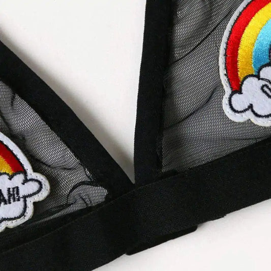 Women Sexy Mesh "Oh Yeah!" Bra