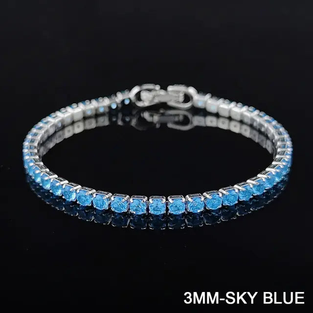 Tennis Bracelet Bangle for Women Wedding Fashion Jewelry Party Gift