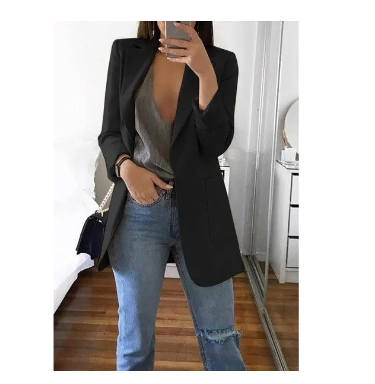 Slim Cardigan Temperament Blazer
