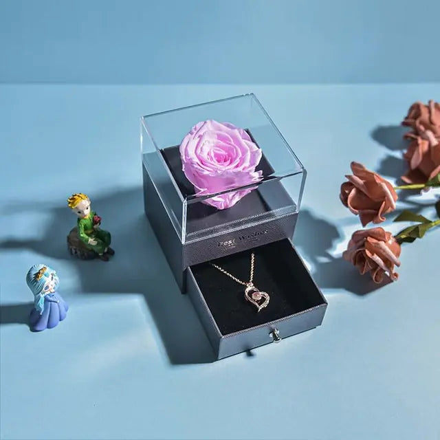 Valentine Eternal Rose Jewelry Gift Box