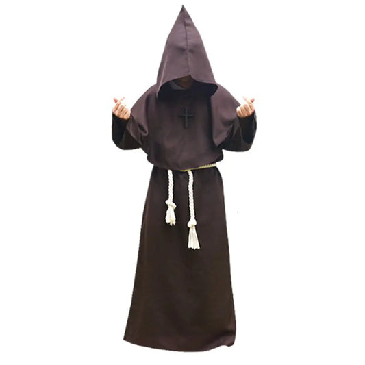 Medieval Priest Robe for Halloween Cosplay Costume