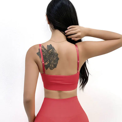 Seamless Yoga Pants and Sports Bra Set for Women