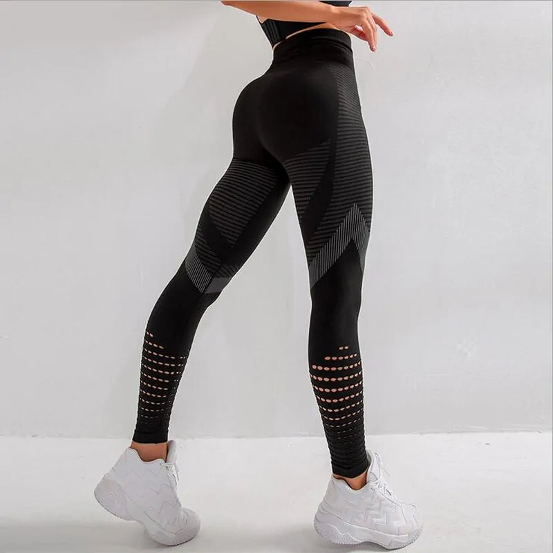 CHRLEISURE Seamless High Waist Push-Up Leggings: New Women&