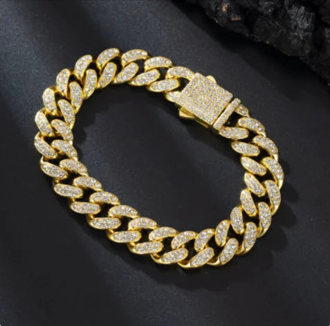 13mm Iced Cuban Link Set