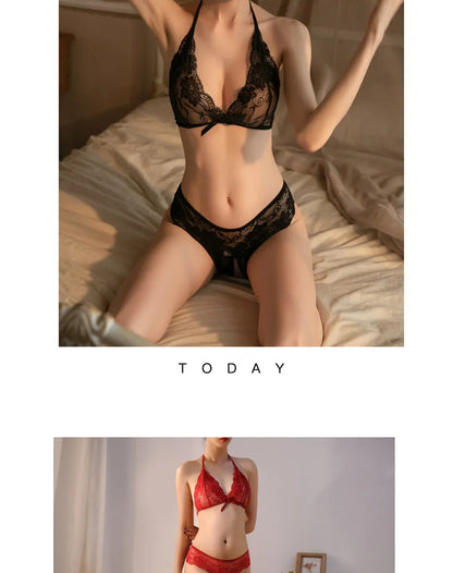 Nylon Sexy Plus Size Lace Ladies Briefs