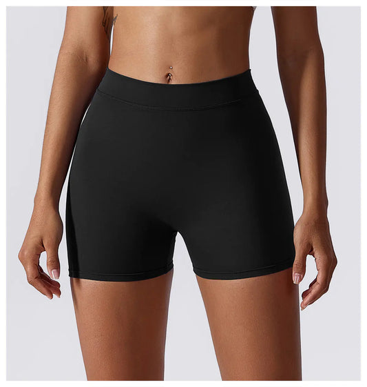 Side Drawstring Yoga Shorts