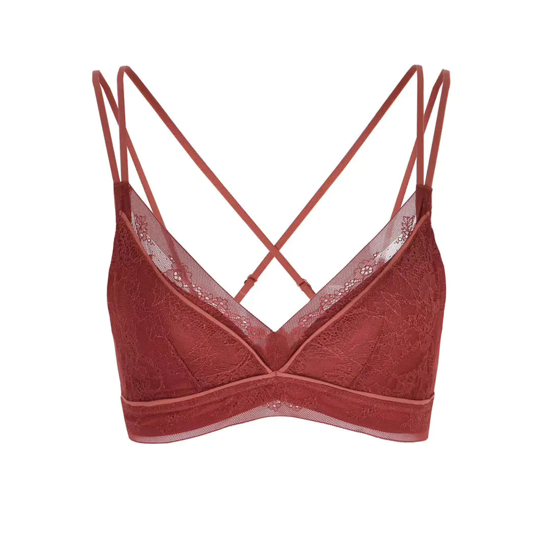 Genuine 803 Lace Bra Set with Comfort and Support