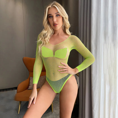 Sexy Rhinestone Bikini Fishnet Lingerie for Women