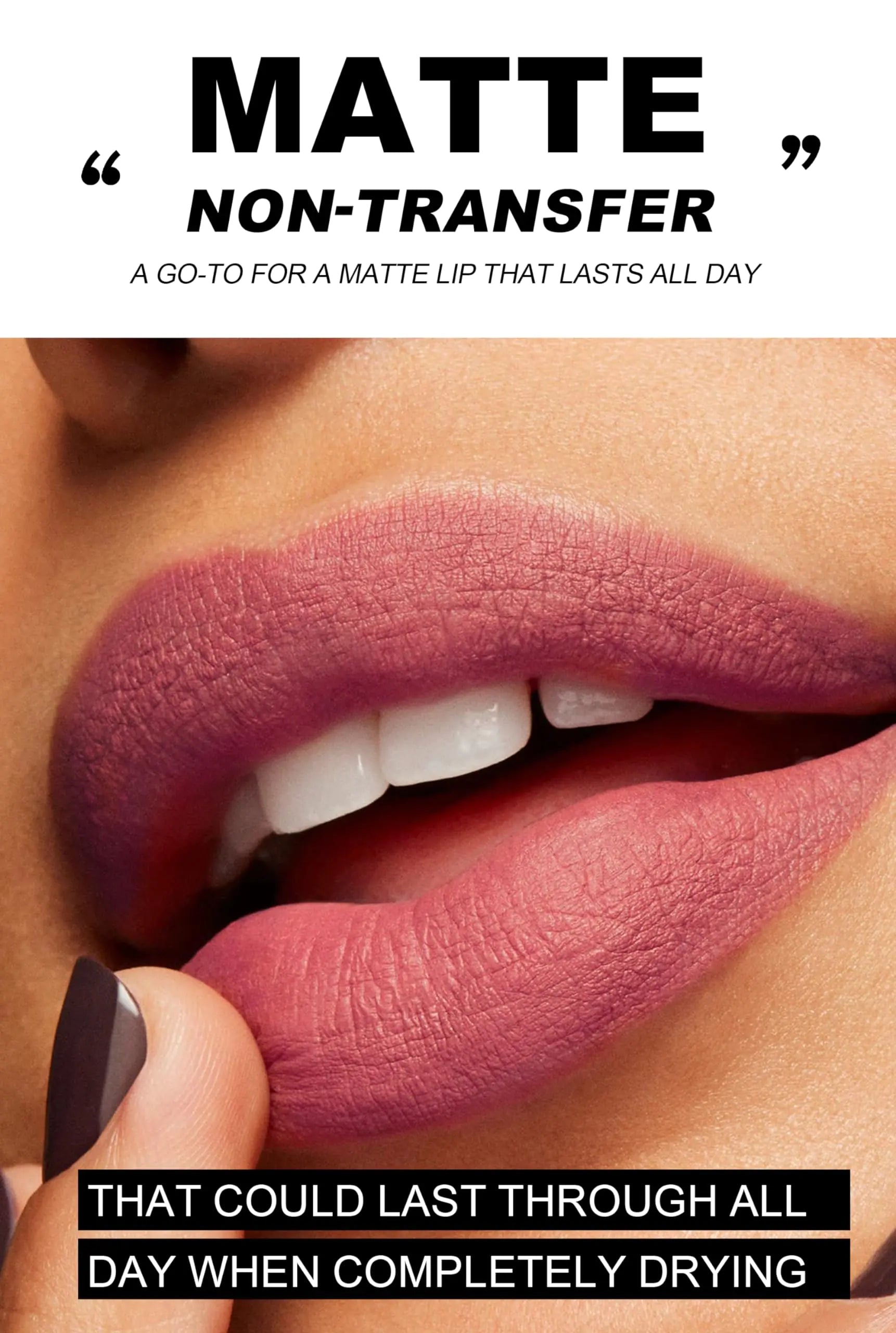 BestLand 6Pcs Matte Liquid Lipstick Makeup Set, Matte liquid Long-Lasting Wear Non-Stick Cup Not Fade Waterproof Lip Gloss (Literary Allure Gift Set B) Literary Allure Gift Set B