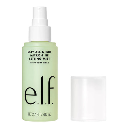 e.l.f. Stay All Night Micro-Fine Setting Mist, Hydrating &amp; Refreshing Makeup Setting Spray For 16HR Wear-time, Vegan &amp; Cruelty-Free, 2.7 Fl Oz 2.7 Fl Oz (Pack of 1)